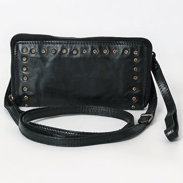 Spaghetti Western Wallet Genuine Leather Women Bag Handbag Purse
